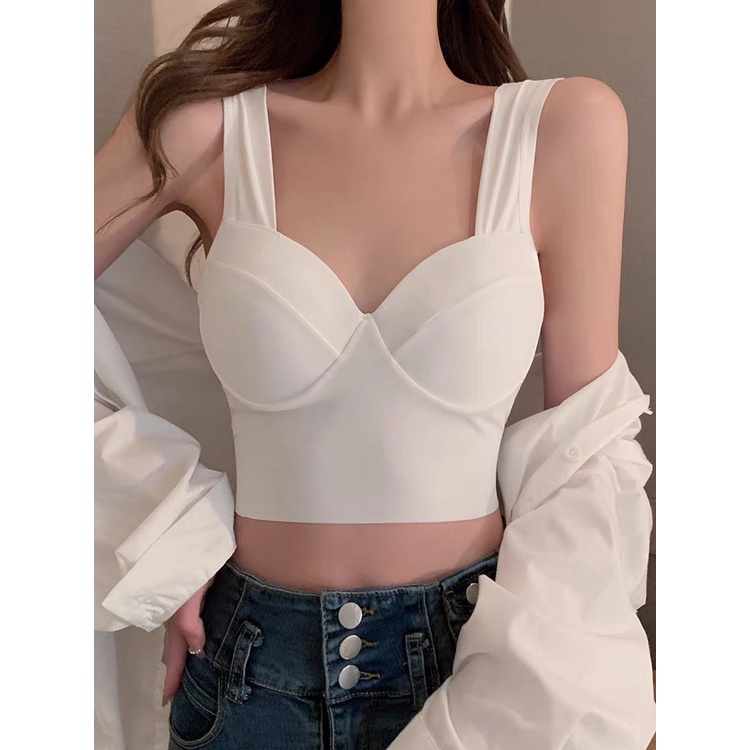 Áo Bra Su Đúc Cúp Ngag Cao Cấp Siêu Sexy, Bralete 2 Dây Bản To Nâng Vòng 1 Siêu Co Dãn, Khoét Sâu Hottrend 2022 - 2208