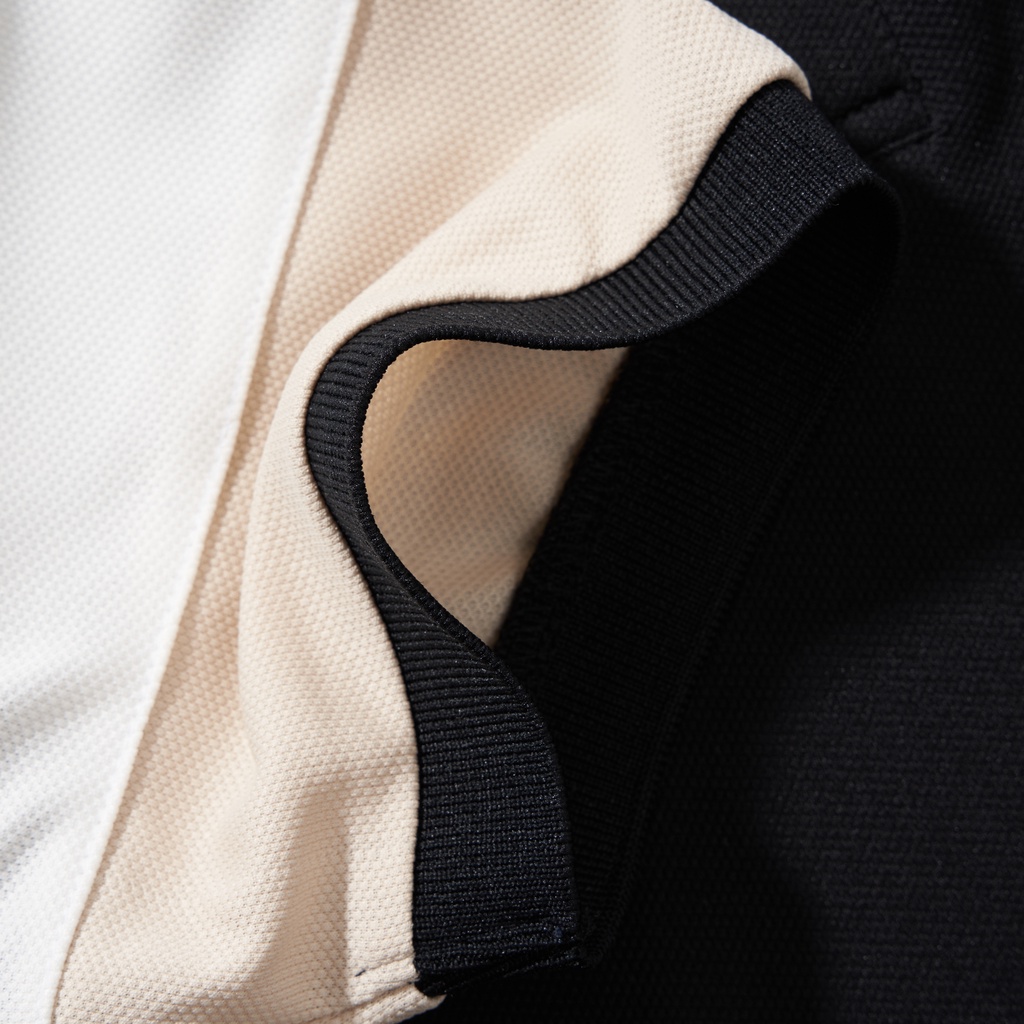 Áo Polo Nam Phối Tay Raglan ATINO vải cá sấu Cotton thoáng mát trẻ trung chuẩn form regular PL2.3073