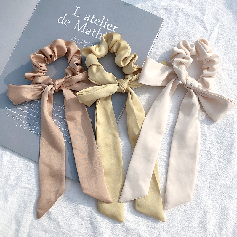 Dây Buộc Tóc Phối Nơ Dễ Thương Cho Nữ