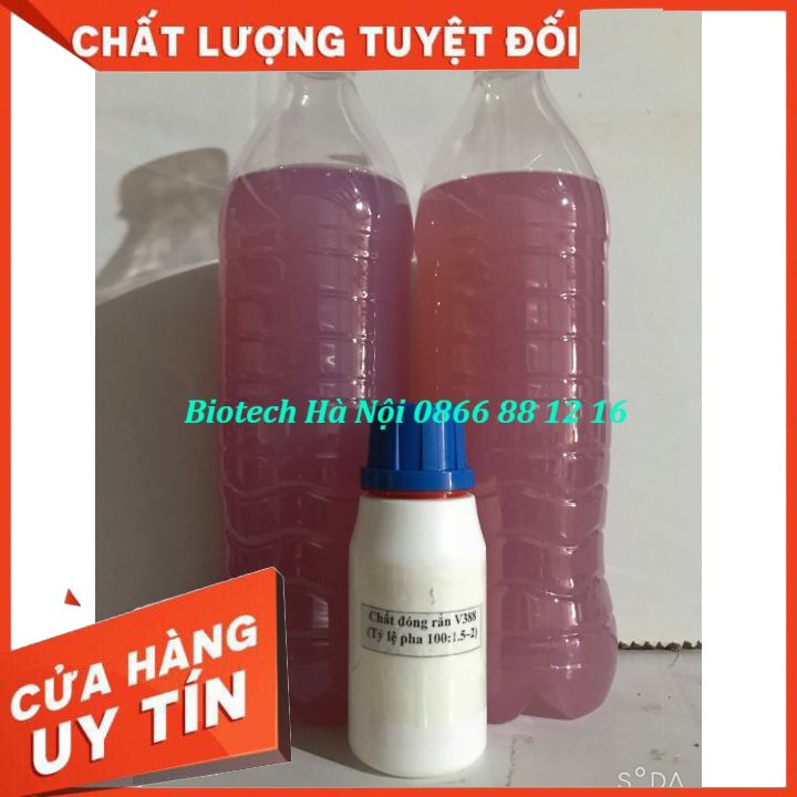 Nhựa composite màu hồng 2kg (Tặng kèm chất xúc tác)