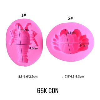 Khuôn Silicon Sinh Vật Biển Con Tôm