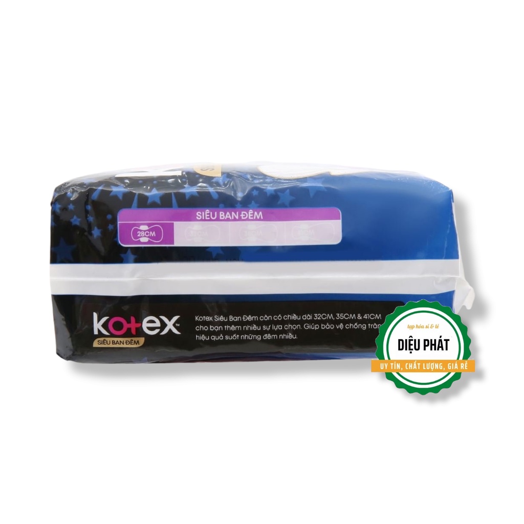 ⚡️ Băng Vệ Sinh Ban Đêm Kotex Style Chống Tràn 4 Miếng 28cm