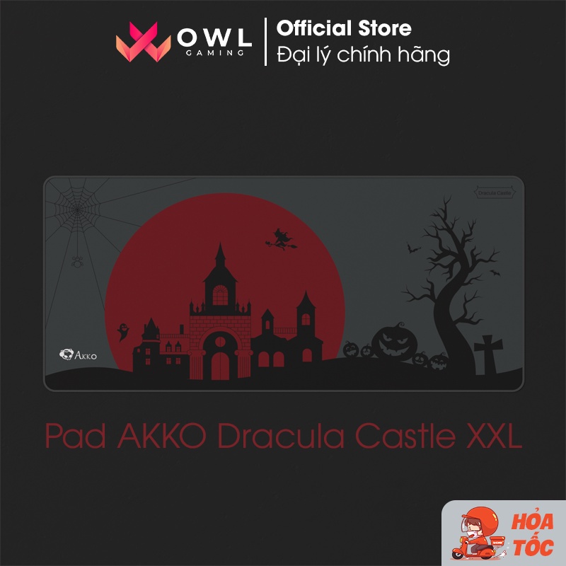 Lót chuột / Bàn di chuột / Pad chuột AKKO Dracula Castle XXL (900x400x4 mm) - Hàng chính hãng