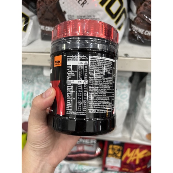 HOT BLOOD | Scitec Hot Blood Hardcore | Pre workout Tăng Năng Lượng Sức Mạnh