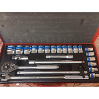 Bộ tuýp top 24 chi tiết chính hãng - tay công đầu khẩu