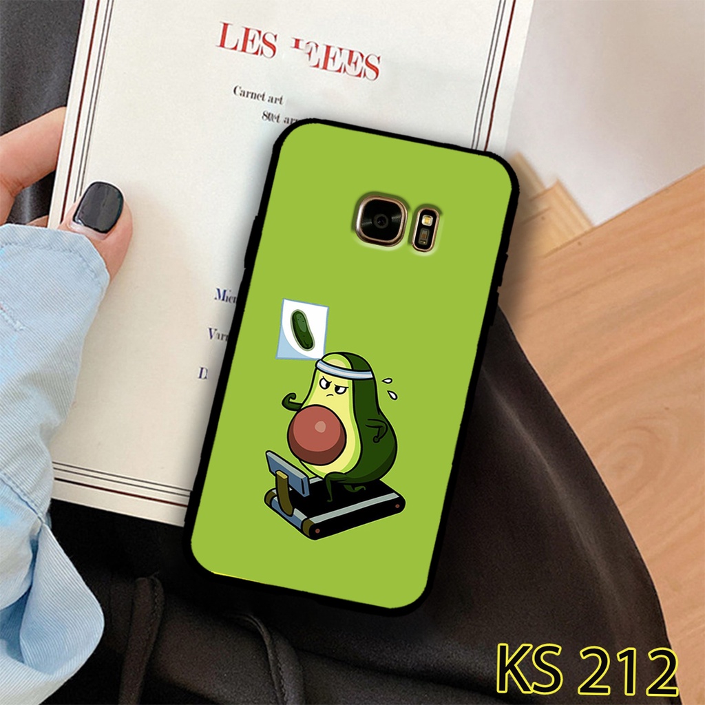 Ốp lưng Samsung Galaxy S6/S6 Edge/S7/S7 Edge in hình trái bơ ngộ nghĩnh_Ốp SS S6/S6E/S7/S7E