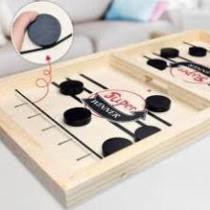 Bộ cờ búng bàn đấu bằng gỗ-Trò chơi Game Gia Đình-Team Siêu Vui Nhộn-luyện khéo tay-đồ chơi gắn kết gia đình