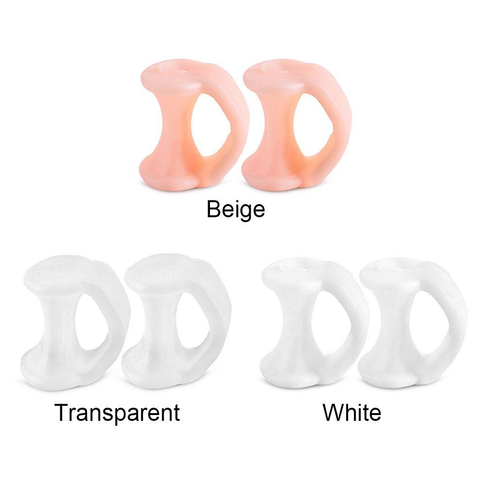 CLEVER 1Pair Toes Separator Silicone Hallux Valgus Corrector Bunion Bone Ectropion Adjuster Bunion Adjuster Toes Outer Appliance Thumb Valgus Protector
