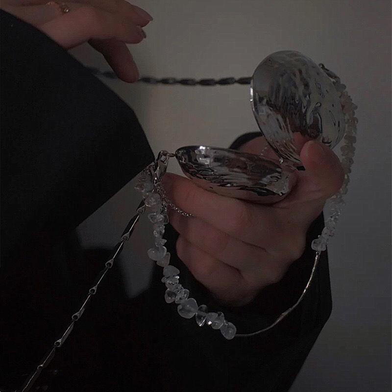 Dây Xích Kim Loại Màu Bạc Đeo Thắt Lưng Phong Cách Cổ Điển Thời Trang Cho Nữ