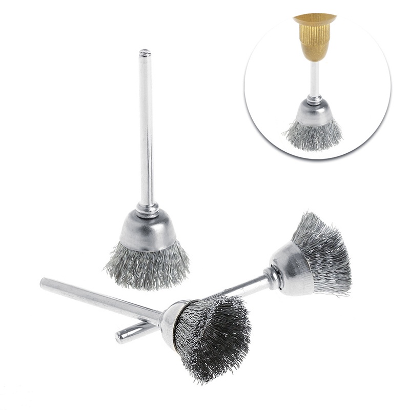 Set 9 chổi sợi thép cho máy mài điện