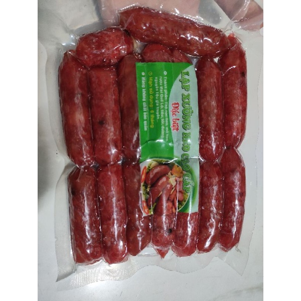 Lạp xưởng khô nạc tiêu đen 500g