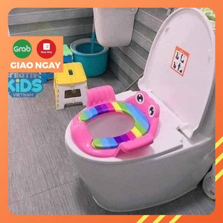 BỆ THU NHỎ BỒN CẦU HÌNH ẾCH CHO BÉ