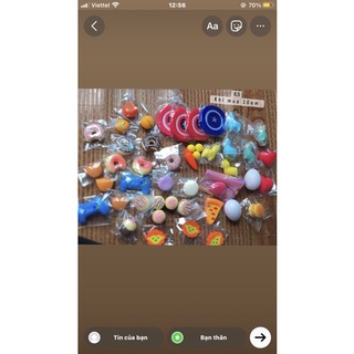 Combo 10em squishy nhật ngẫu nhiên .