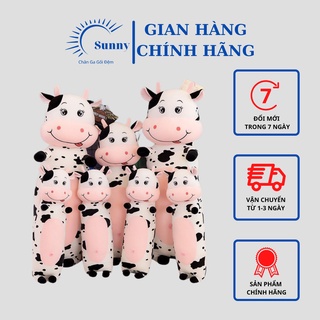 Gối ôm bò sữa nhồi bông nhập khẩu cao cấp kích thước 100cm - 120cm - 150cm