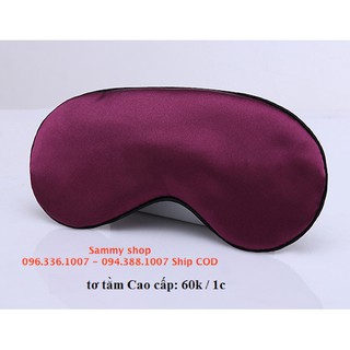 Bịt mắt ngủ tơ tằm cao cấp