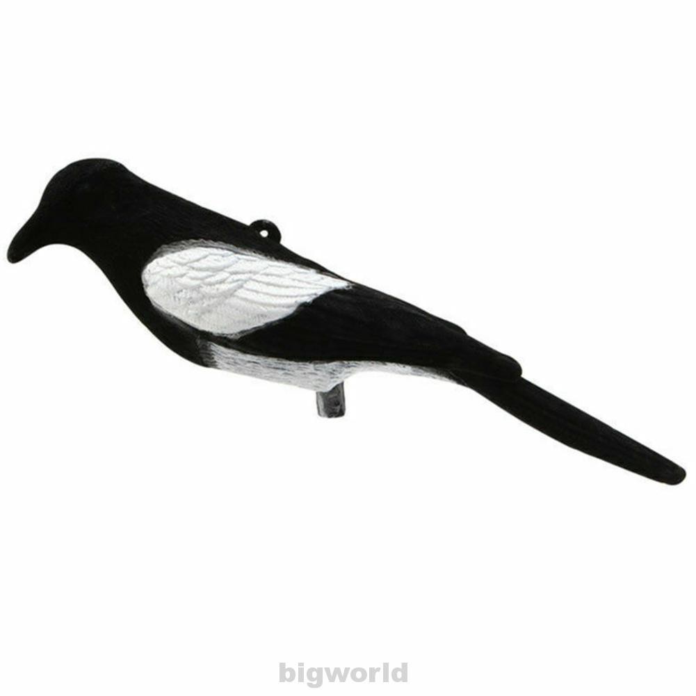 Lifelike Outdoor Protect Crop Realistic Flocking Magpie Bait