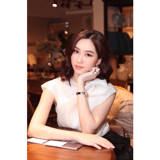 Khuyên tai, bông tai dáng tròn hoạ tiết xéo 🍓
