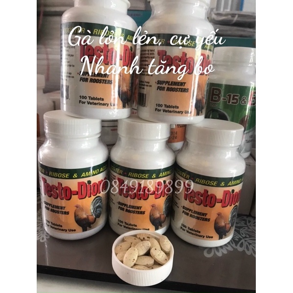 Gà lỏn lẻn Cự yếu Testo-dione ( 100viên)