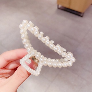 Kẹp tóc càng cua đính hạt LingHouse