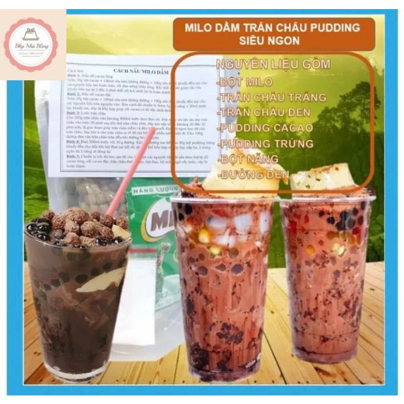 Set Milo dầm full topping siêu ngon.                                                     #tuntitnd