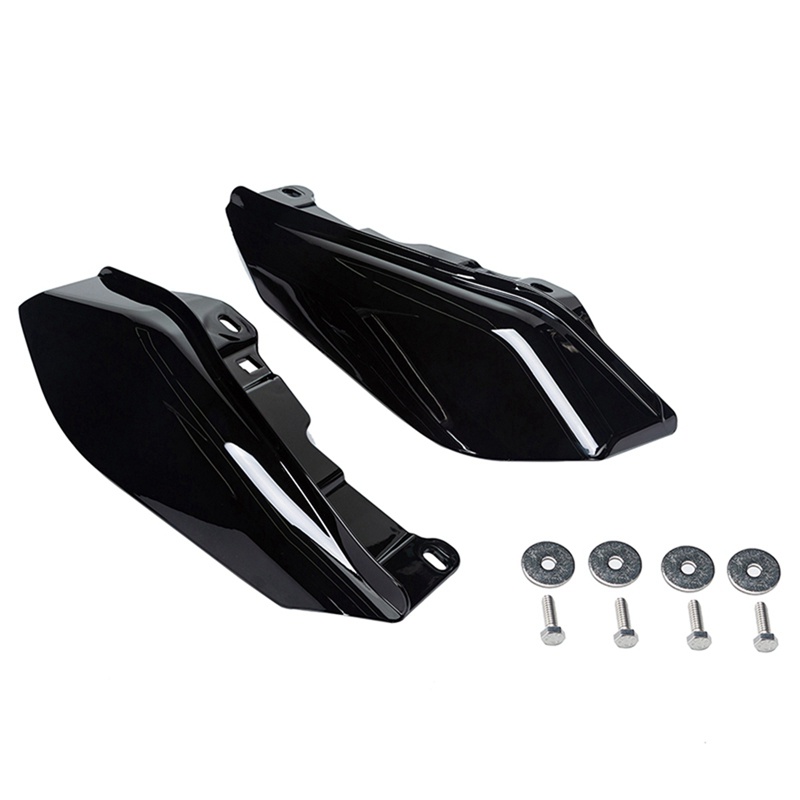 Tấm Chắn Nhiệt Giữa Màu Đen Bóng Cho Xe Mô Tô Harley Touring Electra Glide Street Road Glide 2009-2016