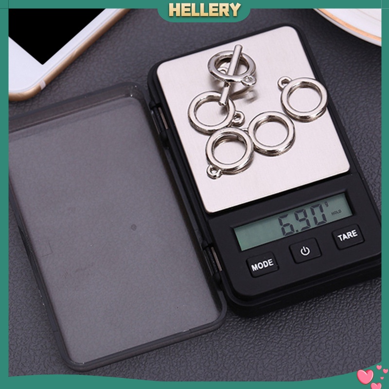 Cân Điện Tử Mini Bỏ Túi Màu Vàng / Bạc 0.01g Tiện Dụng