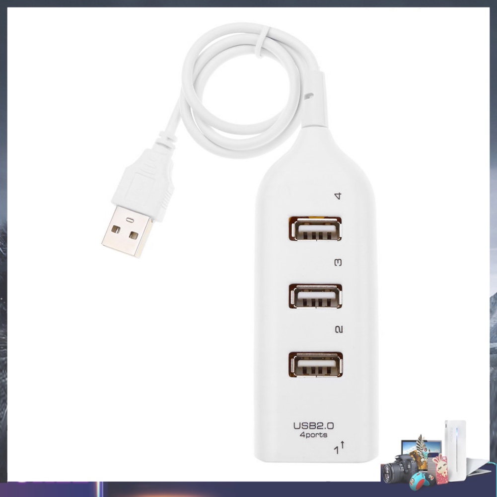 Hub chia 4 cổng USB 2.0 tốc độ cao 5Mbps