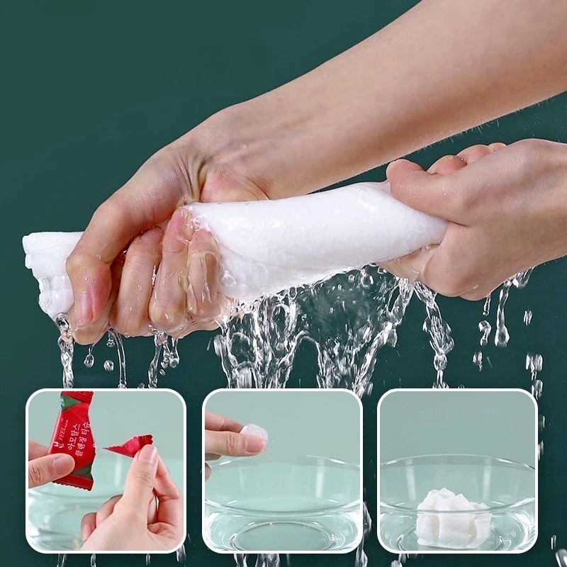 Set 20 Khăn Nén Dùng Một Lần Tiện Dụng Khi Đi Du Lịch