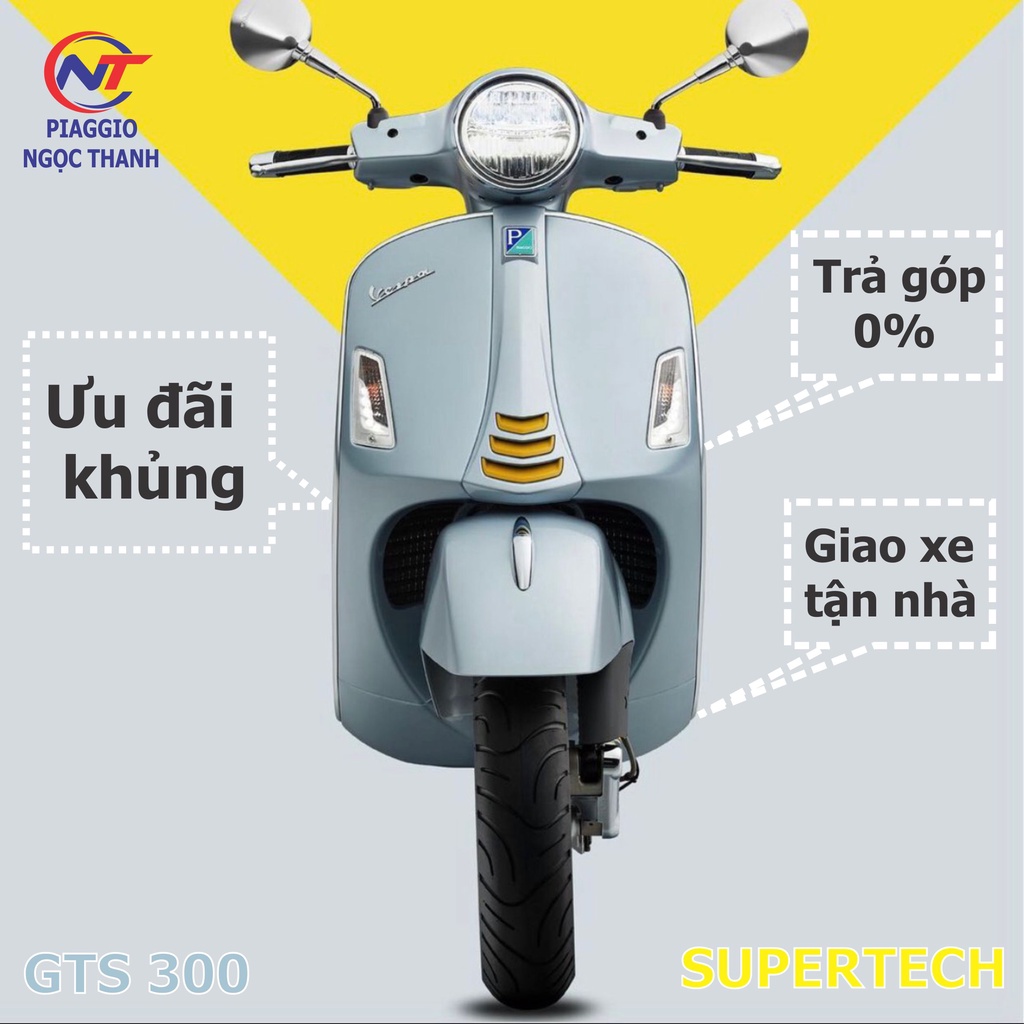 Xe máy Vespa GTS 300cc SuperTech ABS-ASR - Mới 100%