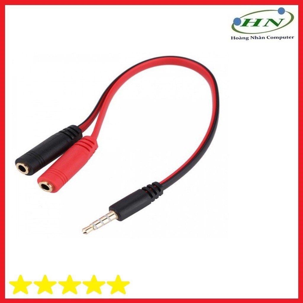 Cáp chia Tai Nghe 3.5 Mic và Loa - Jack Chia (Gộp) Cổng Tai Nghe-OTG 4