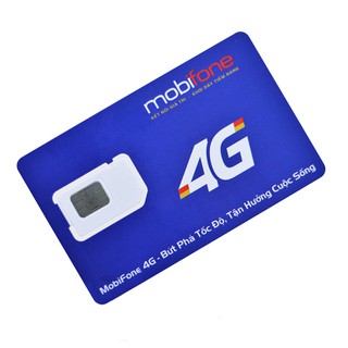 Phôi SIM Trắng 4G Mobifone (KHÔNG TƯƠNG THÍCH IOS 14)