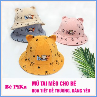 Mũ Tai Mèo Dễ Thương Cho bé Trai và Bé Gái