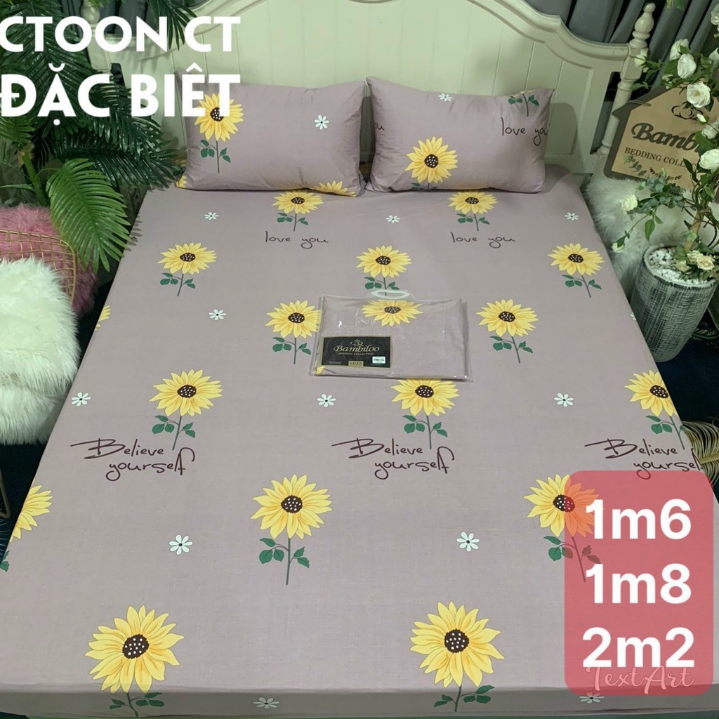 GA CHỐNG THẤM COTTON BAMBILO HÀNG NHẬP ĐẸP KÈM TÚI SÁCH (KO KÈM GỐI)