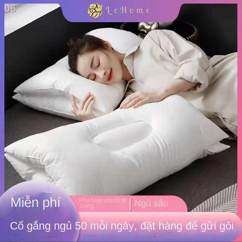 ☑✇Gối Lejia cột sống cổ Sửa chữa dành cho người lớn chuyên dụng Chăm sóc sức khỏe làm bằng cotton nguyên chất Bộ lõi