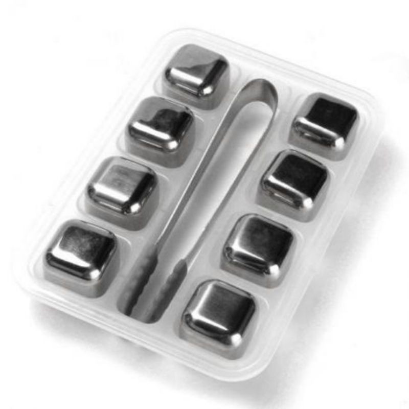 Đá lạnh inox không tan ( hộp 8 viên )