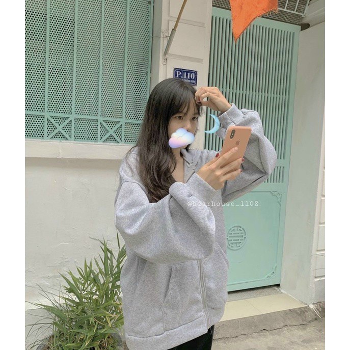 Áo Hoodie nam nữ form rộng thời trang - Áo khoác nỉ trơn nam nữ dài tay AK07 | BigBuy360 - bigbuy360.vn