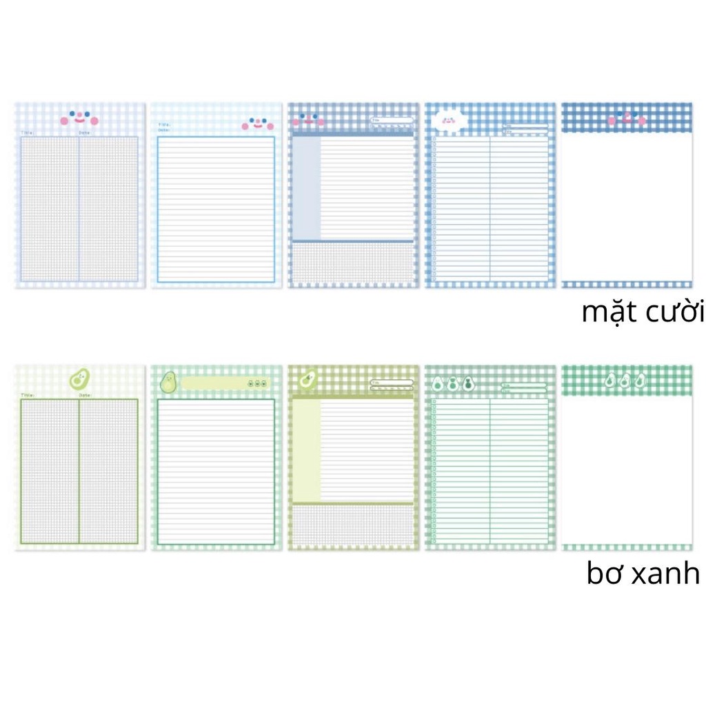 Giấy Note ghi chú ghi bài size B5