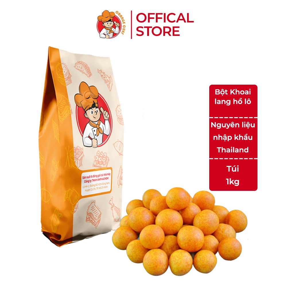 Bột làm bánh khoai lang hồ lô Orange Chef túi 1kg