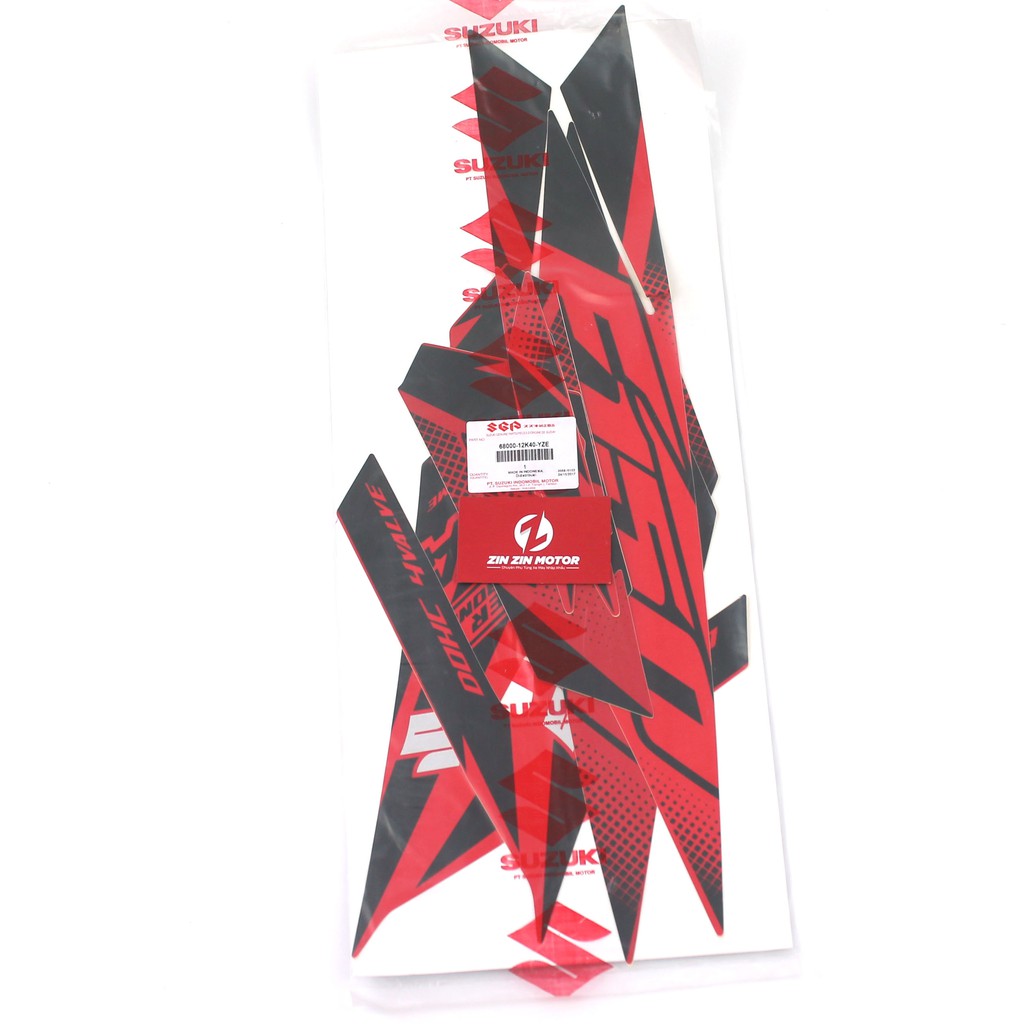 TEM SATRIA FI ĐỎ 2018 CHÍNH HÃNG INDO