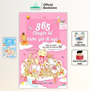 Sách - 365 chuyện kể trước giờ đi ngủ phát triển chỉ số thông minh IQ và cảm xúc EQ cho trẻ (Bộ 2 quyển) - NPH Đinh Tị