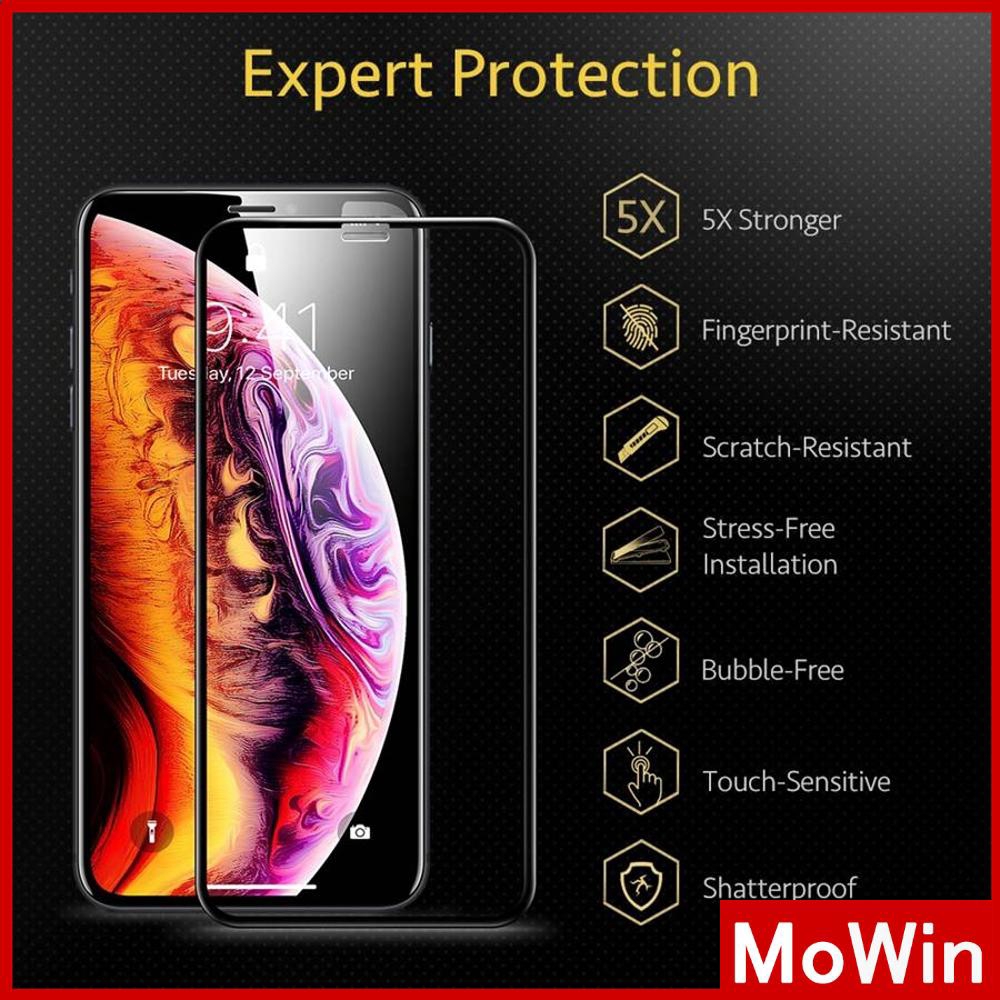 Kính cường lực điện thoại toàn màn hình độ cứng 9HD cho iPhone XS 8plus iPhone 7plus MAX SE Max Xr 11 SE2020