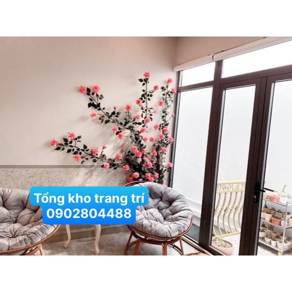 Dây hoa hồng leo trang trí cao cấp (2m)