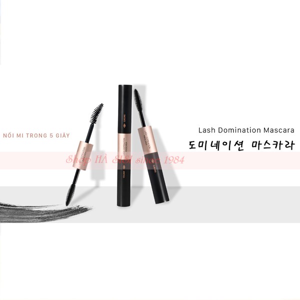 Mascara Dài Và Cong Mi VACOSI NATURAL LASH DOMINATION 10g