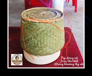 Típ đựng xôi của người Lào size Lớn