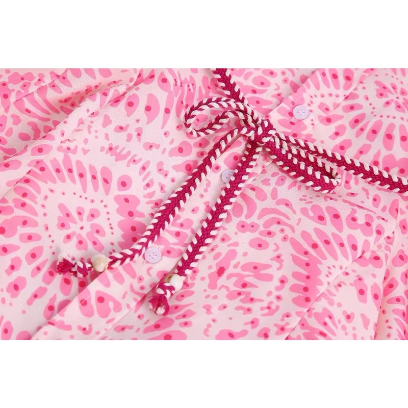 Đầm sơ mi dáng xoè  hàng TQ