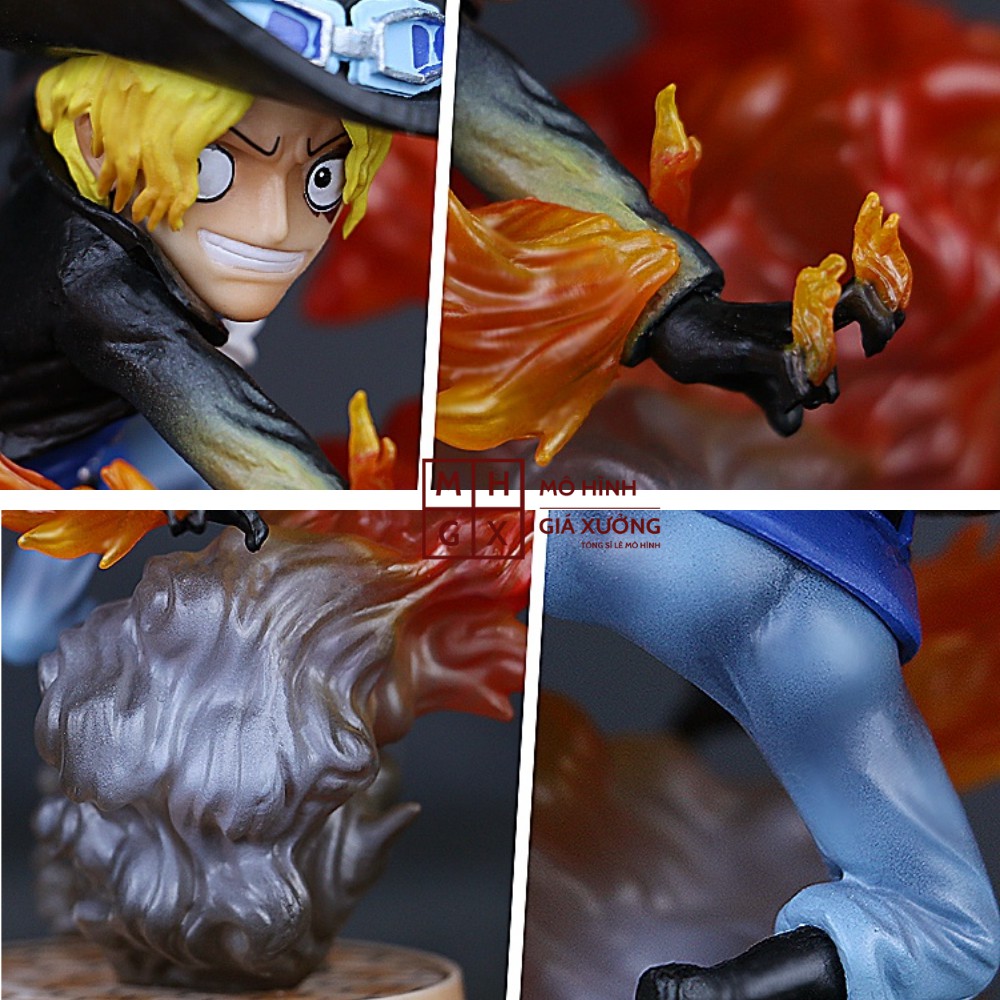 Mô hình One Piece Sabo siêu đẹp cao 12cm , trạng thái chiến đấu , figure mô hình one piece , mô hình giá xưởng