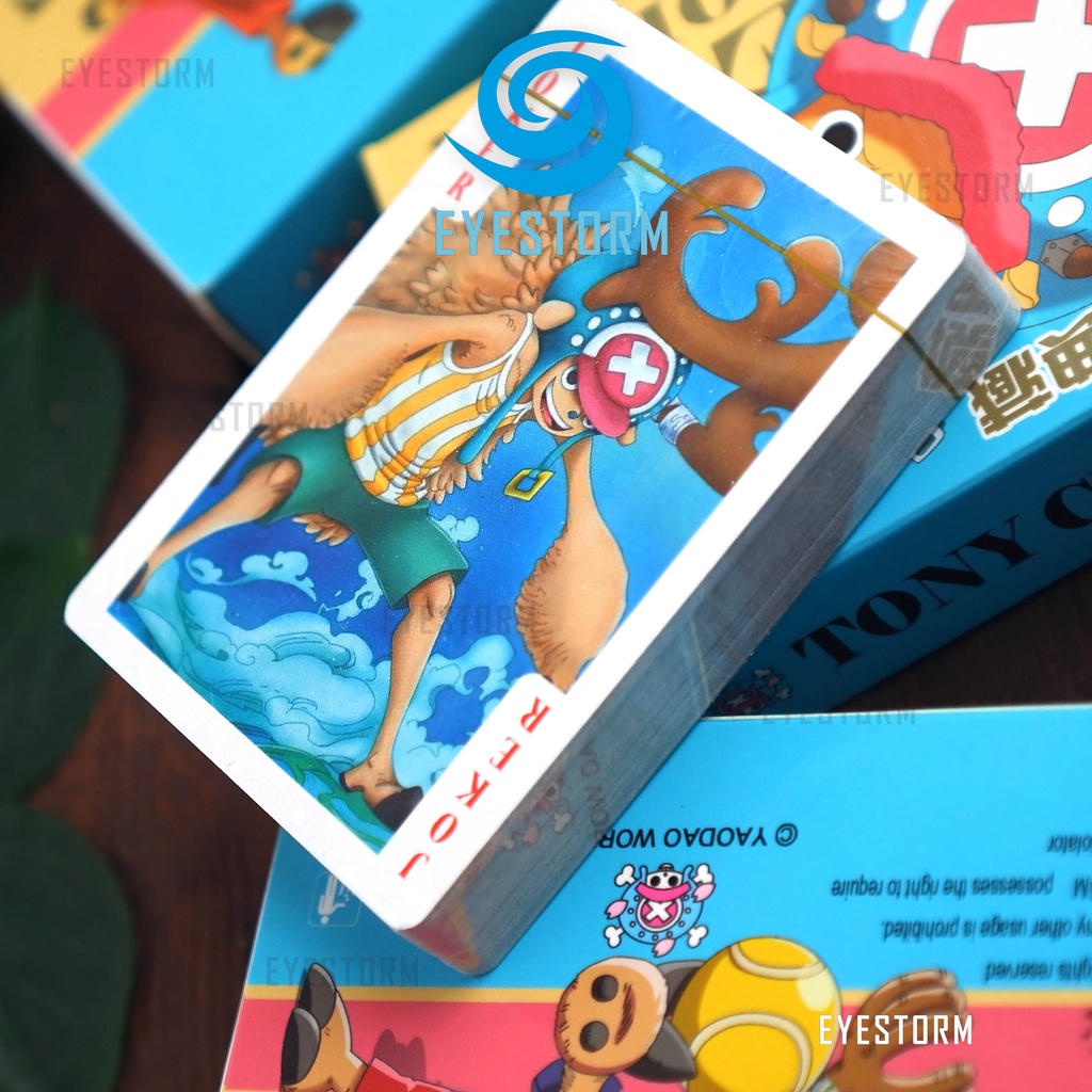 Bài tây anime Tony Tony Chopper - One Piece - Đảo Hải Tặc, tú lơ khơ, manga - Poker YW - 54 lá