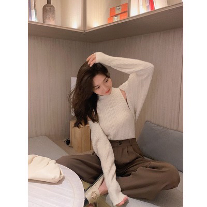 Set Áo Len Cadigan + Áo Ba Lỗ🦋 | BigBuy360 - bigbuy360.vn