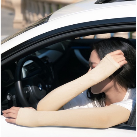 Găng Tay Chống Nắng Tia Cực Tím Vải Lụa Lạnh Kiểu Hàn Quốc Thời Trang Mùa Hè Cho Nữ