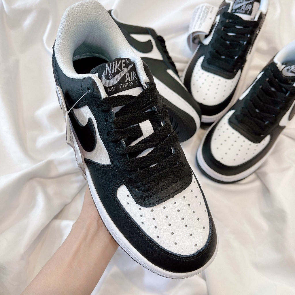 Giày sneaker AF1 PANDA cổ thấp thể thao nam nữ dễ phối đồ full box bill 2022